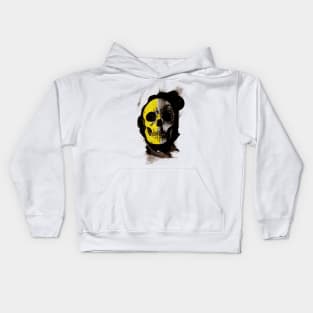 Yellow Skull Kids Hoodie